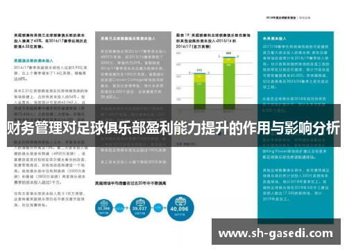 财务管理对足球俱乐部盈利能力提升的作用与影响分析